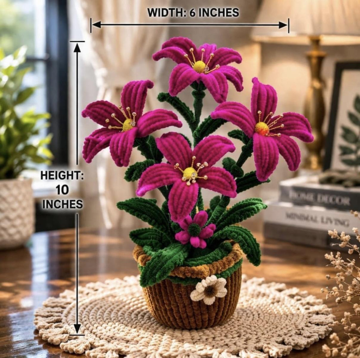 Handmade Pipe Cleaner Flower Pot