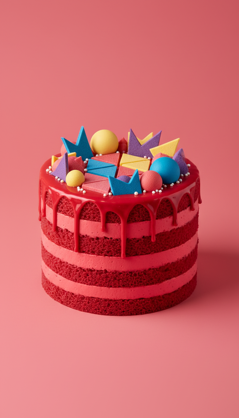 Raspberry Red Cake
